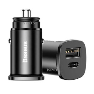 BASEUS PPS 30W CAR CHARGER ? USB-C PD, QC4.0-3.0, SCP, AFC ? BLACK CC-5970