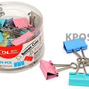 DINGLI BINDER CLIPS COLOUR 32 MM DL69403
