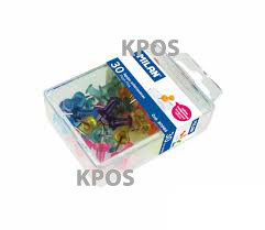 MILAN PUSH PIN ASSORTED COLOURS 80086
