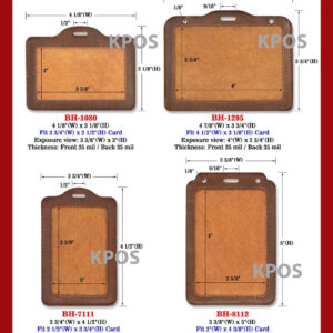 NAME BADGE LEATHER