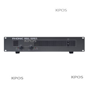 Phonic MAX1500Plus 450Wx2 @4Ohms Stereo Power Amplifier