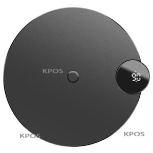 BASEUS DIGTAL LED DISPLAY WIRELESS CHARGER BLACK